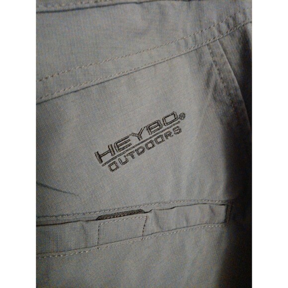 Heybo Outdoors Getaway Heather Charcoal Shorts Men’s XL NWT - Picture 4 of 5